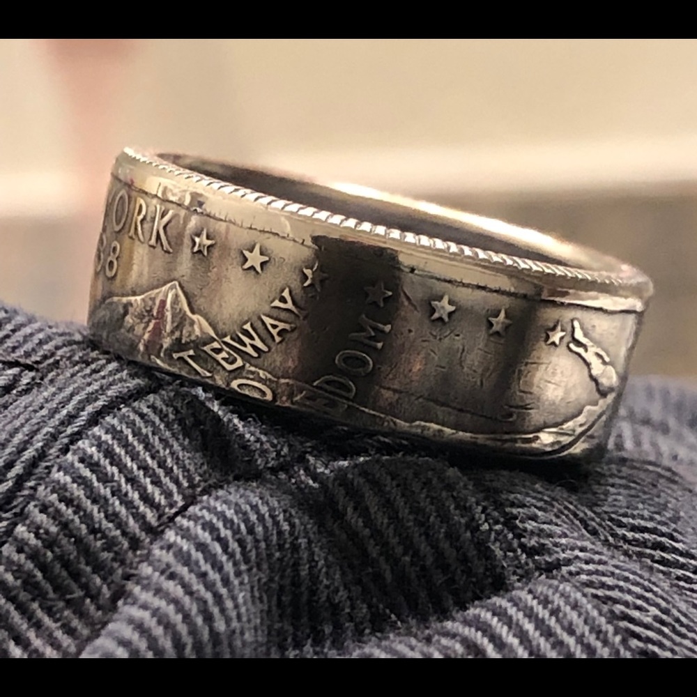 Handmade coin ring - Picture 8 of 8